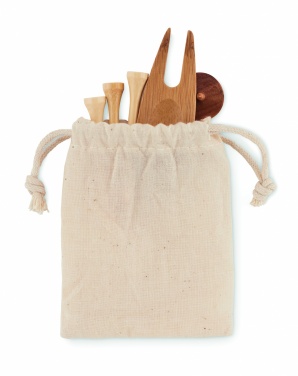 Logo trade reklaamtooted foto: Golfitarvikute komplekt kotis