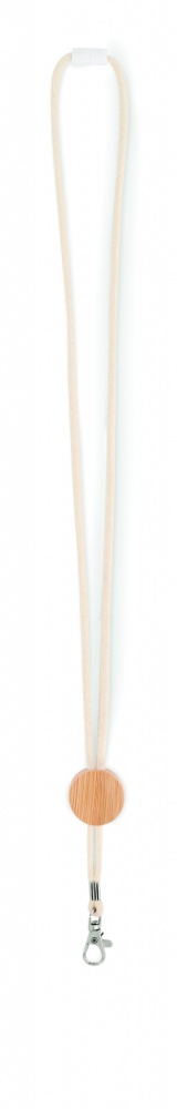 Logotrade firmakingi foto: Puuvillane metallist konksuga kaelapael