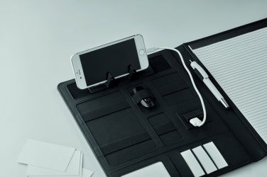 Logo trade reklaamkingituse pilt: A4 mapp koos 4000 mAh akupangaga