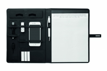 Logotrade ärikingituse foto: A4 mapp koos juhtmevaba laadijaga 5W