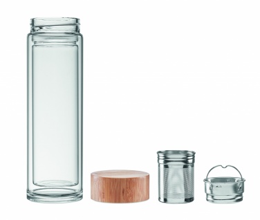 Logotrade reklaamkingi foto: Kaheseinaline klaaspudel 400ml München