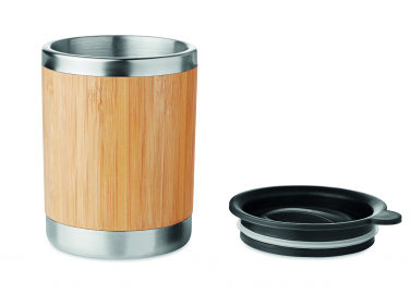 Logo trade firmakingitused foto: Bambusest kaanega trummel 250ml
