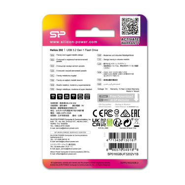 Logo trade reklaamkingitused foto: Pendrive Silicon Power HELIOS 202, 3.2 Gen 1, 32 GB