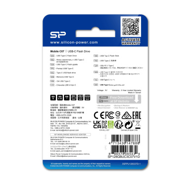 Logotrade ärikingi foto: Mälupulk SILICON POWER MOBILE - C07 3,2 32GB