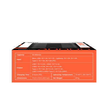 Logotrade firmakingitused pilt: Akupank SILICON POWER QX55 30000 MAH