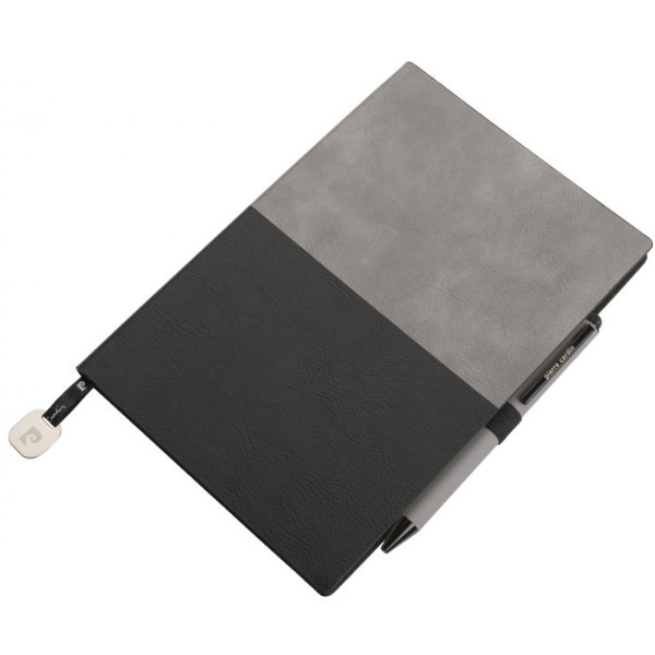 Logotrade firmakingituse foto: Märkmik A5 ja pastapliiats REPORTER Pierre Cardin