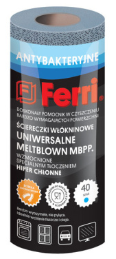 Logotrade reklaamtooted pilt: Super MELTBLOWN mittekootud puhastuslappidega rull 145021200