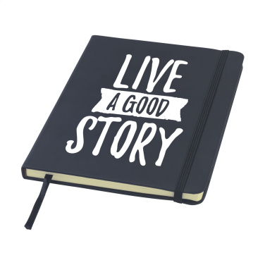 Logo trade reklaamtoote pilt: BudgetNote A5 tühjade lehtedega märkmik