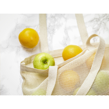 Logo trade firmakingitused foto: Natura Organic Mesh Shopper (180 g/m²) ostukott