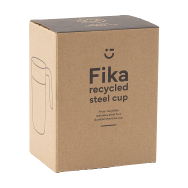 Logo trade firmakingid foto: Fika RCS Recycled Steel Cup 400 ml termotass