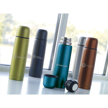 Logo trade firmakingid foto: Frosted Bottle RCS Recycled Steel 500 ml termopudel