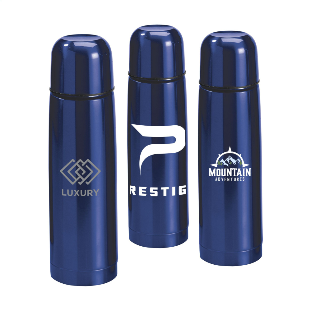Logo trade reklaamkingid foto: ThermoColour RCS Recycled Steel 500 ml termopudel