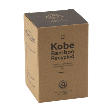 Logotrade firmakingi foto: Kobe Bamboo RCS Recycled Steel 350 ml kohvitass