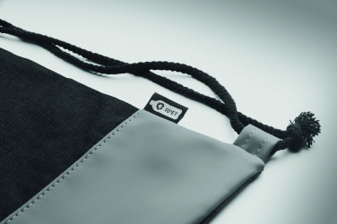 Logotrade reklaamtoote foto: LIBAG RPET PU pingutusnööriga kott