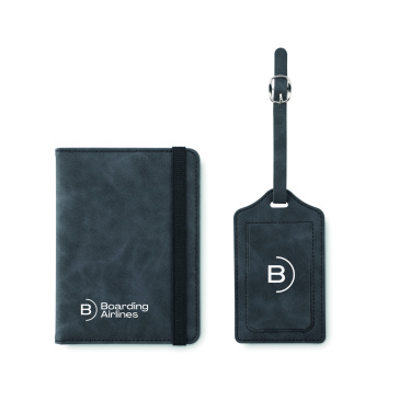 Logotrade firmakingituse foto: JETTAG passi ja pagasilipikute komplekt