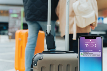 Logotrade ärikingituse foto: Pagasilipik ülemaailmse asukoha määramisega