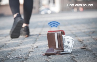 Logo trade reklaamkingituse pilt: Findit RCS plastist üliõhuke asjade leidja