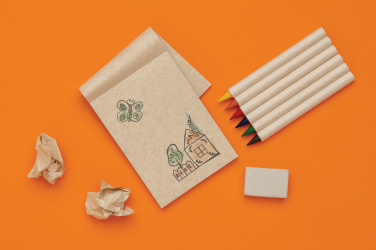 Logo trade ärikingi pilt: Micki GRS infinity 6tk värvipliiatsi komplekt koos märkmikuga