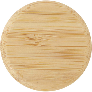 Logotrade reklaamtoote foto: Porto 500 ml klaasist veepudel bambusest korgiga