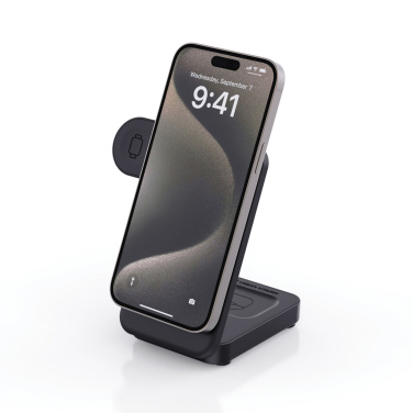 Logotrade reklaamkingituse foto: Urban Vitamin Arcadia RCS plastikust 15W 3in1 magnetiline laadija