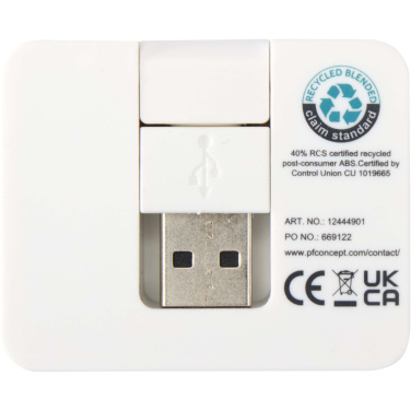 Logotrade firmakingid pilt: Gaia 4-pordiline USB-jaotur