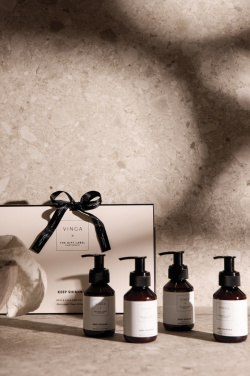 Logo trade firmakingi pilt: VINGA x TGL keha- ja kätehoolduskomplekt