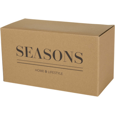 Logo trade firmakingi pilt: Male puidust serveerimisalus klaasist tassidega