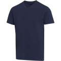 Balfour 200 g/m² lühikeste varrukatega V-kaelusega unisex OCS orgaaniline T-särk, Merevägi