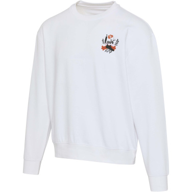 Logotrade ärikingitused pilt: Boris 280 g/m2 unisex OCS orgaaniline ülisuur ümara kaelusega kampsun