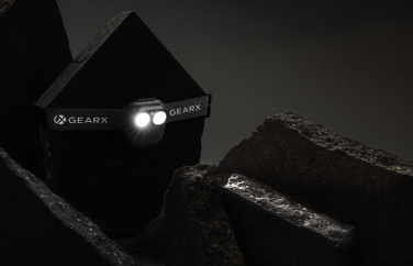 Logo trade reklaamkingi pilt: Gear X RCS rPlastist peatasku liikumisanduriga