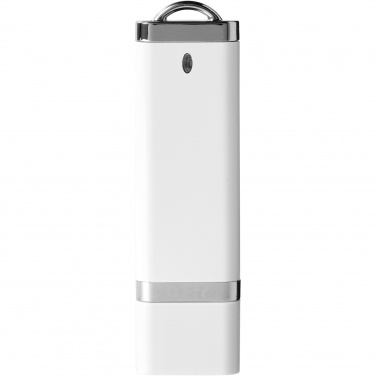 Logo trade liikelahjat mainoslahjat kuva: Flat-USB-muistitikku, 4 Gt