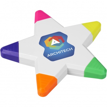 Logotrade liikelahja mainoslahja kuva: Solvig-korostuskynä, tähdenmuotoinen