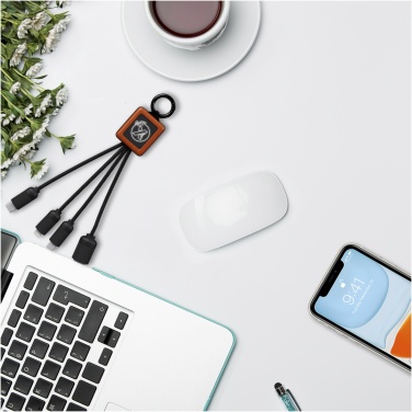 Logo trade liikelahjat mainoslahjat kuva: SCX.design C19 puinen ja helppokäyttöinen kaapeli