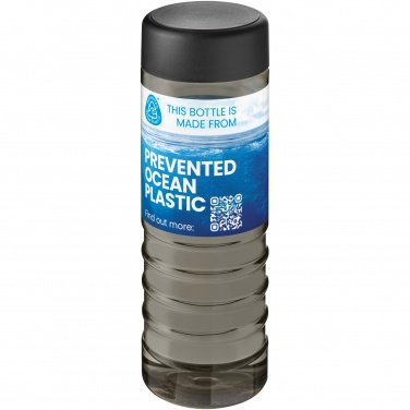 Logotrade mainostuote tuotekuva: H2O Active® Eco Treble 750 ml:n urheilujuomapullo kierrekannella