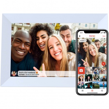 Logotrade mainostuote tuotekuva: Prixton Prado 10 Frameo tuuman wifi-käyttöinen digitaalinen valokuvakehys