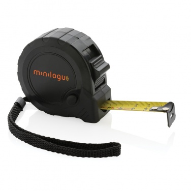 Logo trade mainoslahja ja liikelahja tuotekuva: RCS 5M/19 mm mittanauha stop-painikkeella