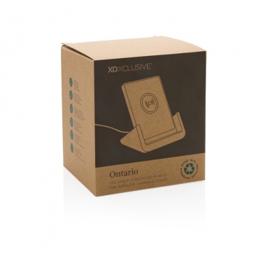 Logo trade mainostuote kuva: Ontario RCS 10W latauspidike kierrätetystä muovista