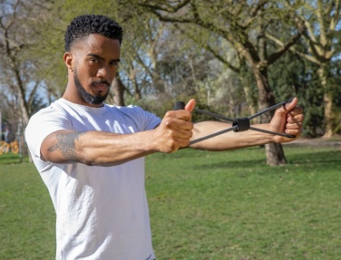 Logo trade liikelahja mainoslahja tuotekuva: 8-muotoinen treeninauha kassissa