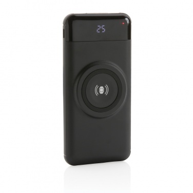 Logo trade mainoslahja kuva: 10000mAh langaton varavirtalähde kellolaturilla