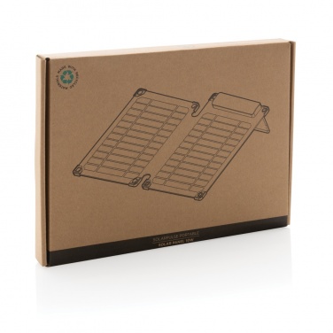 Logotrade mainoslahja tuotekuva: Solarpulse rmuovinen kannettava aurinkopaneeli 10W