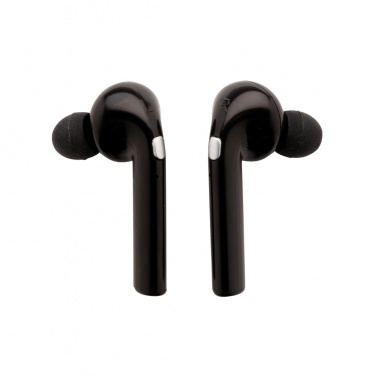 Logo trade liikelahja kuva: Liberty langattomat nappikuulokkeet latausrasiassa