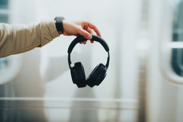 Logo trade mainoslahja kuva: Irvine RCS kierrätetyt ja korjattavat langattomat kuulokkeet