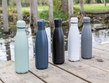 Logo trade liikelahjat mainoslahjat kuva: Pullo ruostumattomasta teräksestä