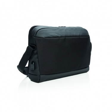 Logotrade mainostuote tuotekuva: Madrid – 15,6" USB-laptoplaukku - RFID - PVC vapaa