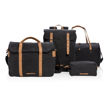 Logotrade mainoslahja ja liikelahja kuva: Canvas-laptopreppu – PVC-vapaa