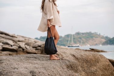 Logotrade mainostuotet kuva: Impact AWARE™ kiristysnauhareppu kierrätetystä denimistä