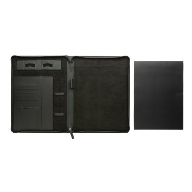 Logo trade liikelahjat mainoslahjat kuva: Swiss Peak Heritage RCS rPU A4 portfolio vetoketjulla