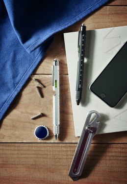 Logo trade liikelahja mainoslahja tuotekuva: Vesivaakakynä ja viivoitin