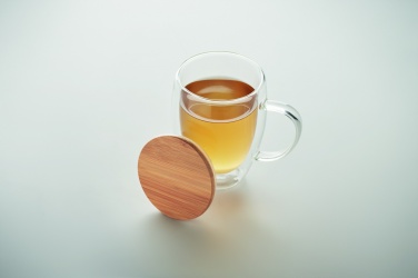 Logo trade liikelahja mainoslahja tuotekuva: Kaksiseinäinen lasimuki