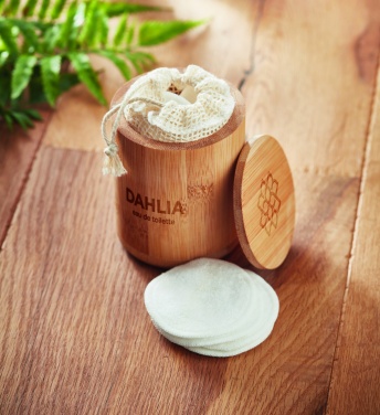 Logo trade mainostuotet tuotekuva: Bambu vanulappu rasia